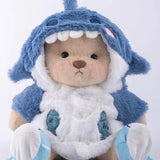 Kahverengi Pufy + Mavi Köpek Balığı Kostümü