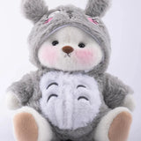 Beyaz Pufy +  Totoro Kostümü