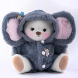 Beyaz Pufy +  Pofuduk Fil Kostümü