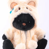 Siyah Pufy +  Krem Tavşan Kostümü