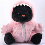 Siyah Pufy + Pembe Dino Kostümü