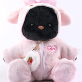 Siyah Pufy + Çilekli Pembe Kostümü