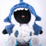 Siyah Pufy + Mavi Köpek Balığı Kostümü