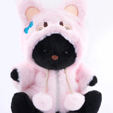 Siyah Pufy + Pembe Tavşan Kostümü