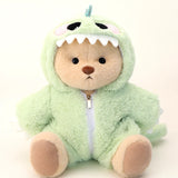 Kahverengi Pufy + Yeşil Dino Kostümü